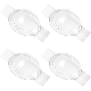 Thinp 4 Pcs Eye Shield,Clear Eye Patch Eye Shield After Cataract Surgery Plastic Eye Shield with Small Hole Eye Shields After Lasik with 1 Roll Tape Breathable Eye Shields for After Surgery