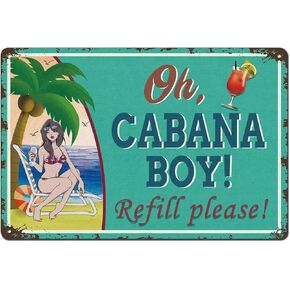 Hello Summer Door Sign Farmhouse Summer Decor Vintage Metal Sign for Home Wall Front Door Decorations 8x12 Inches
