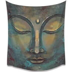 Jefuzh Buddha Tapestry Wall Art Zen Statue Buddhism Prayer Wall Decor Inspirational For Yoga Room Home Decorations For Livingroom Bedroom Dorm 24X36inch