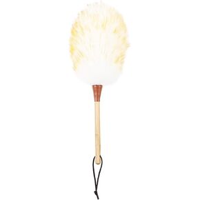 Lambswool Duster 20 inch with Bamboo Handle Soft Natural Wool Feather Dusters for Cleaning Office Home Car etc