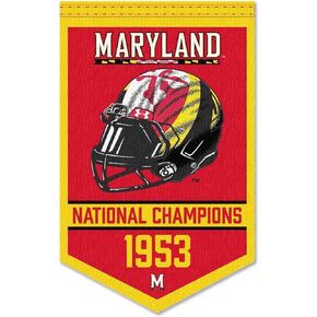 Maryland Terrapins Football National Champions Banner