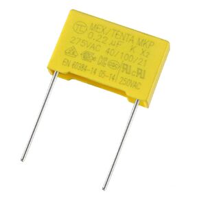 uxcell Safety Capacitors Polypropylene Film 0.22uF 275VAC X2 MKP 21mm Pin Pitch 15 Pcs