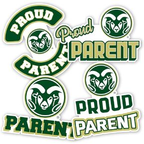Desert Cactus Colorado State University Stickers CSU Rams Vinyl Decal Laptop Water Bottle Car Scrapbook (Proud Parent Sheet)