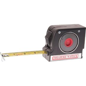 Steck Manufacturing 36000 Measure 'N Stick Tape , Black