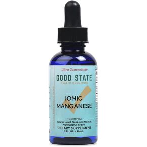 Good State Liquid Ionic Manganese Ultra Concentrate (10 Drops Equals 5 mg - 118 Servings Per Bottle), 2 Fl Oz