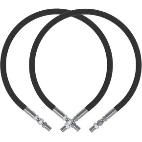 قطعتان من خرطوم الضاغط 40 بوصة 1/2 بوصة NPT، خرطوم ضاغط الهواء من الدرجة الصناعية مصنوع من هيكل مرن من الفولاذ المقاوم للصدأ مع تركيبات ذكر 1/2 بوصة NPT كلا الطرفين يدوران بحرية 750 درجة فهرنهايت 450 رطل لكل بوصة مربعة in Kuwait