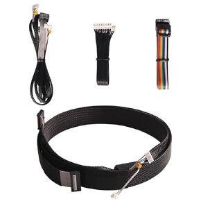 FYSETC 3D Printer Accessories - Ender 3 S1 Cable Replacement: Cable Wrap Spare Set for Original Display Screen Ribbon Cable Flat Cable X Y Z Axis Stepper Motor Limit Wire