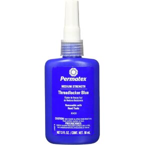 Permatex 24010-6PK Medium Strength Threadlocker Blue Gel, 10 g Gel Twist Applicator (Pack of 6)