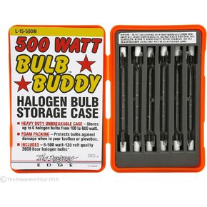 Woods L15 L15SW 500 Watt Quartz Halogen Replacement Bulbs, 6 Pack, 6 Count (Pack of 1), Multi