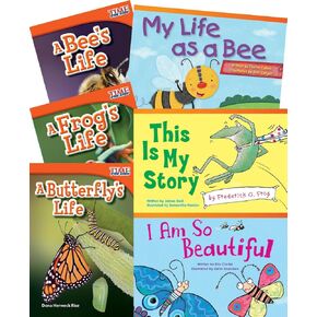 Teacher Created Materials - Classroom Library Collections: Life Cycles - 6 Book Set - Grade 1 - Guided Reading Level E
