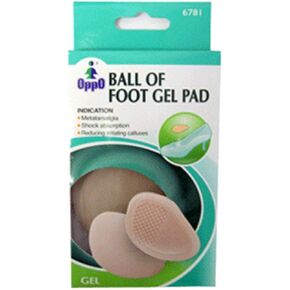 Oppo Gel Ball of Foot Pads, 6781-1 Pair