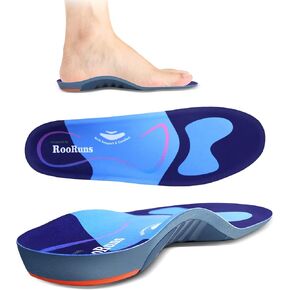220+lbs Plantar Fasciitis High Arch Support Shoe Insoles, Orthotic Inserts, Big & Tall Men/Women, Flat Feet, Over-Pronation, Foot Heel Pain Relief for Walking Standing Running Heavy Duty Support