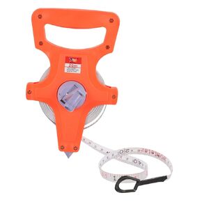 DOITOOL Open Reel Measuring Tape 65 ft, Fiberglass Tape Measure for Engineer, Yard and Field, Reel Tape Measure with Feet and Meters