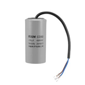 uxcell 200uf Motor Star Capacitor 200mfd AC 450V for HSingle-Phase 50/60 Hz AC Motor and Fan