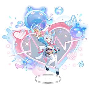 Genshin Impact Acrylic Stand Figure Standee Acrylic Display Character Decorations for Anime Fans (Clorinde)