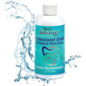 Perio Rinse with Hypochlorous Acid, Alcohol-Free Mouth Cleanser, Supports Healing, & Fights Germs, for Oral Care Patients, 8fl oz (236mL) Clear Rinse