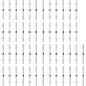 50 قطعة موصل سلك سدادة اللحام، موصلات لحام سوبوبي، موصلات مؤخرة الانكماش الحراري، محطات كهربائية نحاسية بيضاء in Kuwait