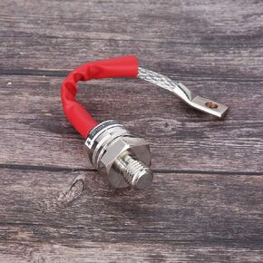 100Amp 1600V Power Rectifier Diode, Silicon Diode with 16mm Thread Stud for Power Supplies (20cm Long), Diode
