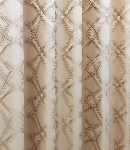 GOHD Dance with Wind. Jacquard Window Curtain Panel Drape with Attached Fancy Valance. 2pcs Set. Each pc 54 inch Wide x 84 inch Drop with 18 inch Valance. (Teal) in Saudi Arabia