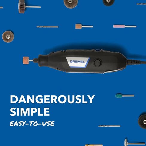 مجموعة الأدوات الدوارة ذات السرعة المتغيرة 3100-2/60 من Dremel - ملحقان و60 ملحقًا، مثالية لمجموعة متنوعة من مشاريع الأعمال اليدوية والأشغال اليدوية - القطع، والصنفرة، والطحن، والتلميع، والحفر، والنقش in Kuwait