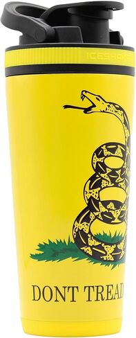 Ice Shaker 26oz Protein Shaker Bottle, Stainless-Steel Water Bottle & Protein Shaker, Reusable & Insulated Shaker Bottle, As Seen on Shark Tank, Don't Tread On Me… in Saudi Arabia