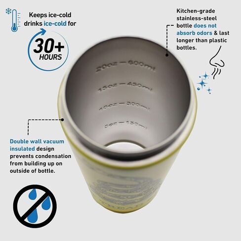 Ice Shaker 26oz Protein Shaker Bottle, Stainless-Steel Water Bottle & Protein Shaker, Reusable & Insulated Shaker Bottle, As Seen on Shark Tank, Don't Tread On Me… in Saudi Arabia