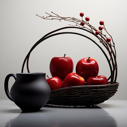 6 Pcs Artificial Apples, Realistic Foam Red Delicious Apples for Home Decor, Lifelike Faux Big Fruit for Christmas, Table Centerpieces, Decoration, Kitchen, Party, Sample Rooms (3.1 inch) in Kuwait