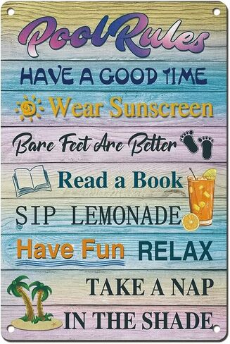 Hello Summer Door Sign Farmhouse Summer Decor Vintage Metal Sign for Home Wall Front Door Decorations 8x12 Inches in Saudi Arabia