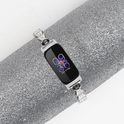 FitTurn Compatible With Fitbit Inspire 2/Inspire HR/Inspire/Ace 3/Ace 2 Band, Inspire 2 Bling Band, Inspire HR Band with Diamond Crystal Metal Bling Replacement Strap Band for Fitbit Inspire/Inspire 2/Inspire in Saudi Arabia