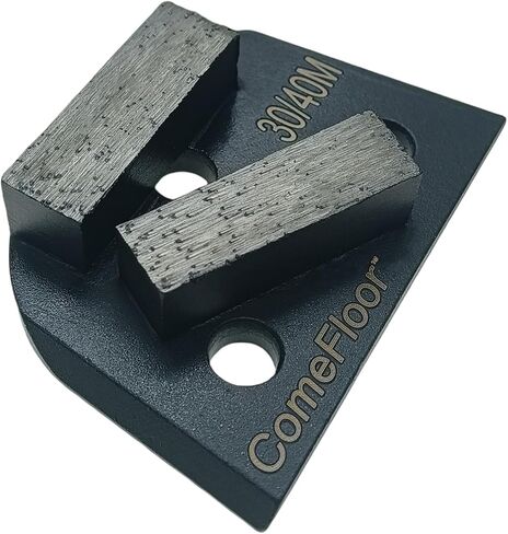 Concrete Floor Grinding Disc, Diamond Metal Grinding Shoes for Concrete Preparation, Compatible with Lavina/Onfloor Grinders, Double Bar 30/40 Grit Medium Bond, Pack of 9 in Saudi Arabia