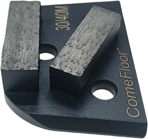 Concrete Floor Grinding Disc, Diamond Metal Grinding Shoes for Concrete Preparation, Compatible with Lavina/Onfloor Grinders, Double Bar 30/40 Grit Medium Bond, Pack of 9 in Saudi Arabia