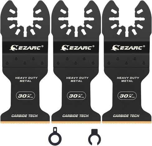 شفرات منشار متأرجحة من الكربيد من EZARC، شفرات متعددة الأدوات سريعة الفك للمواد الصلبة والمعادن الصلبة والأظافر والمسامير والمسامير، 10 عبوات in Kuwait