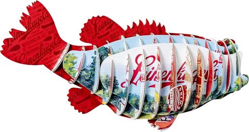 BEER DEER Linenkugel's Bass 3D Cardboard Mount Wall Art in Kuwait