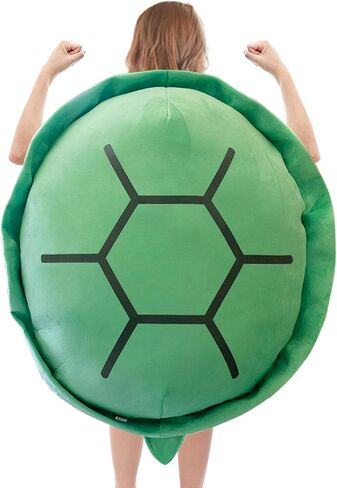 Enhopty 40" Wearable Turtle Shell Plush Pillows Tortoise Plush Pillow Funny Animal Dress Up for Kids (Green, 40inch) in Saudi Arabia