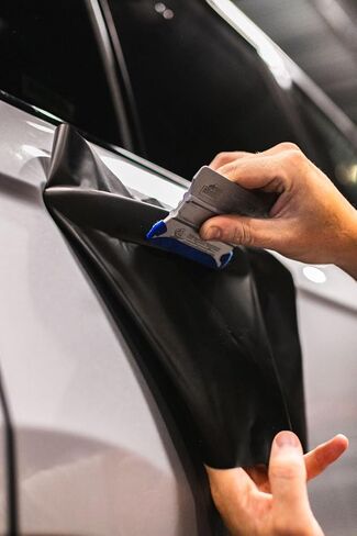 THE WRAP INSTITUTE - Monkey Strips #Cornergame – Premium Felt Buffers; Apply Wrap Film; Soft & Durable, Use Wet or Dry, Replaceable, Ultra-Thin Edge, High Precision on Curves & Edges; Blue (25-Pack) in Saudi Arabia