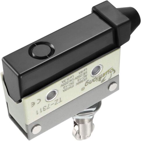 Uxcell TZ-7311 SPDT 1NO + 1NC لوحة جبل المكبس الدوار نوع لحظة التبديل الحد الصغير in Saudi Arabia