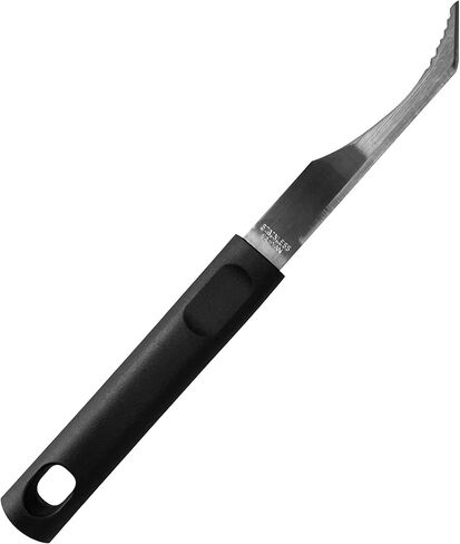 أداة تقشير وقشرة الروبيان بمقبض أسود من Better Houseware، شفرة 4 بوصة وطول إجمالي 12 بوصة - أصداف وشفرات من الفولاذ المقاوم للصدأ in Kuwait