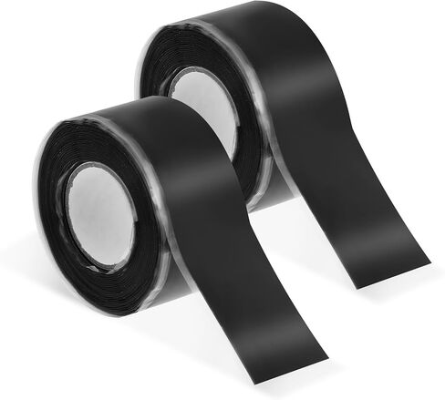 2 Rolls Plumbers Tape, 1" X 9.84ft Plumbing Tape for Leaks, Hose Repair Tape for Emergency Pipeline Repair, Cable Bandage, Tool Fixing in Saudi Arabia