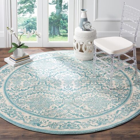 SAFAVIEH Evoke Collection 2'2" x 7' Ivory/Gold EVK242S Non-Shedding Living Room Entryway Foyer Hallway Bedroom Runner Rug in Saudi Arabia