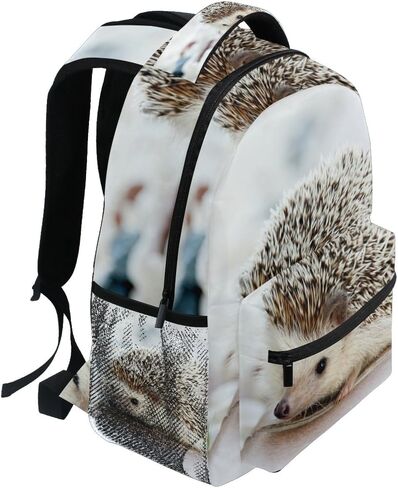 senya Hedgehog School Backpack for Boys Girls Bookbag Travel Bag One Size in Saudi Arabia
