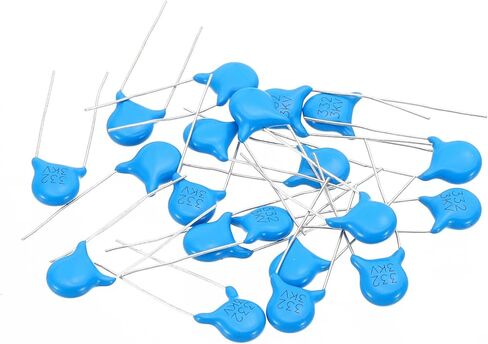 PATIKIL 4.7nf 3kv High Voltage Ceramic Capacitor, 20 Pcs Ceramic Chip Capacitor Assortment Kit for Power, Blue in Saudi Arabia