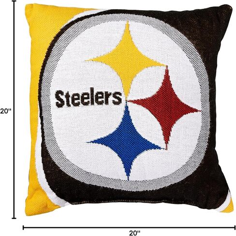 Northwest NFL Kansas City Chiefs Portal Jacquard Woven Pillow, 20" in Saudi Arabia