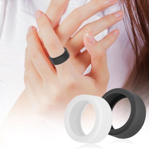 4pcs Silicone Ring Cover Compatible with Oura Ring Gen 3, Round Ring Case Elastic Ring Protection Smart Ring Protector Sleeve Accessories for Oura Ring Working Out (M for 11/12/13) in Saudi Arabia