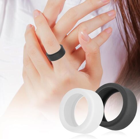 4pcs Silicone Ring Cover Compatible with Oura Ring Gen 3, Round Ring Case Elastic Ring Protection Smart Ring Protector Sleeve Accessories for Oura Ring Working Out (M for 11/12/13) in Saudi Arabia