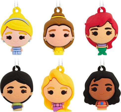 Hallmark Disney Princess Miniature Christmas Ornaments, Mini Set of 6 in Saudi Arabia