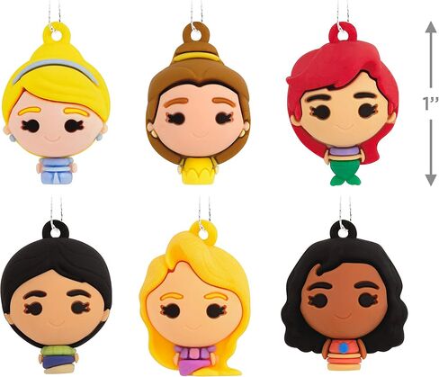 Hallmark Disney Princess Miniature Christmas Ornaments, Mini Set of 6 in Saudi Arabia
