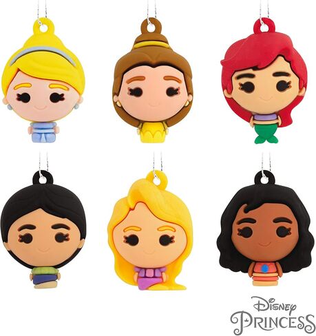 Hallmark Disney Princess Miniature Christmas Ornaments, Mini Set of 6 in Saudi Arabia
