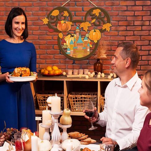 ديكورات حفلات الخريف، لافتة خشبية، مرحباً بالخريف، شماعة باب خشبية، خريف، عيد الشكر، باب الحصاد، ديكورات معلقة، أوراق اليقطين، ديكورات باب للترحيب بالمنزل in Kuwait