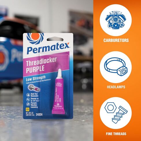 Permatex 24010-6PK Medium Strength Threadlocker Blue Gel, 10 g Gel Twist Applicator (Pack of 6) in Saudi Arabia
