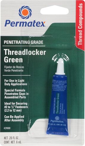 Permatex 24010-6PK Medium Strength Threadlocker Blue Gel, 10 g Gel Twist Applicator (Pack of 6) in Saudi Arabia